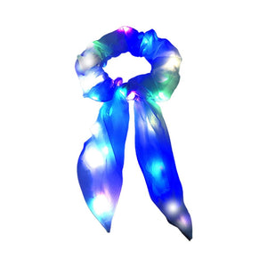 LED Luminous Hair Band Scrunchies - Cute As A Button Boutique