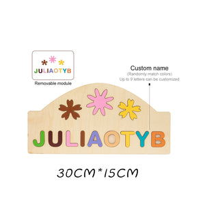 Name Puzzle for Kids Personalized Baby Gifts - Cute As A Button Boutique