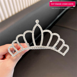 Crown Hair Comb Princess Pearl - Cute As A Button Boutique