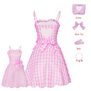 New Movies Halloween Girls Barbie Costume Party Vintage Pink Clothing Set - Cute As A Button Boutique