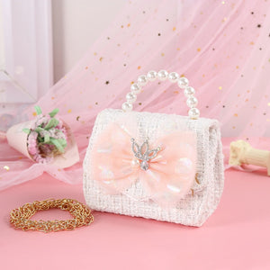 Bow Pearl Handbag - Cute As A Button Boutique