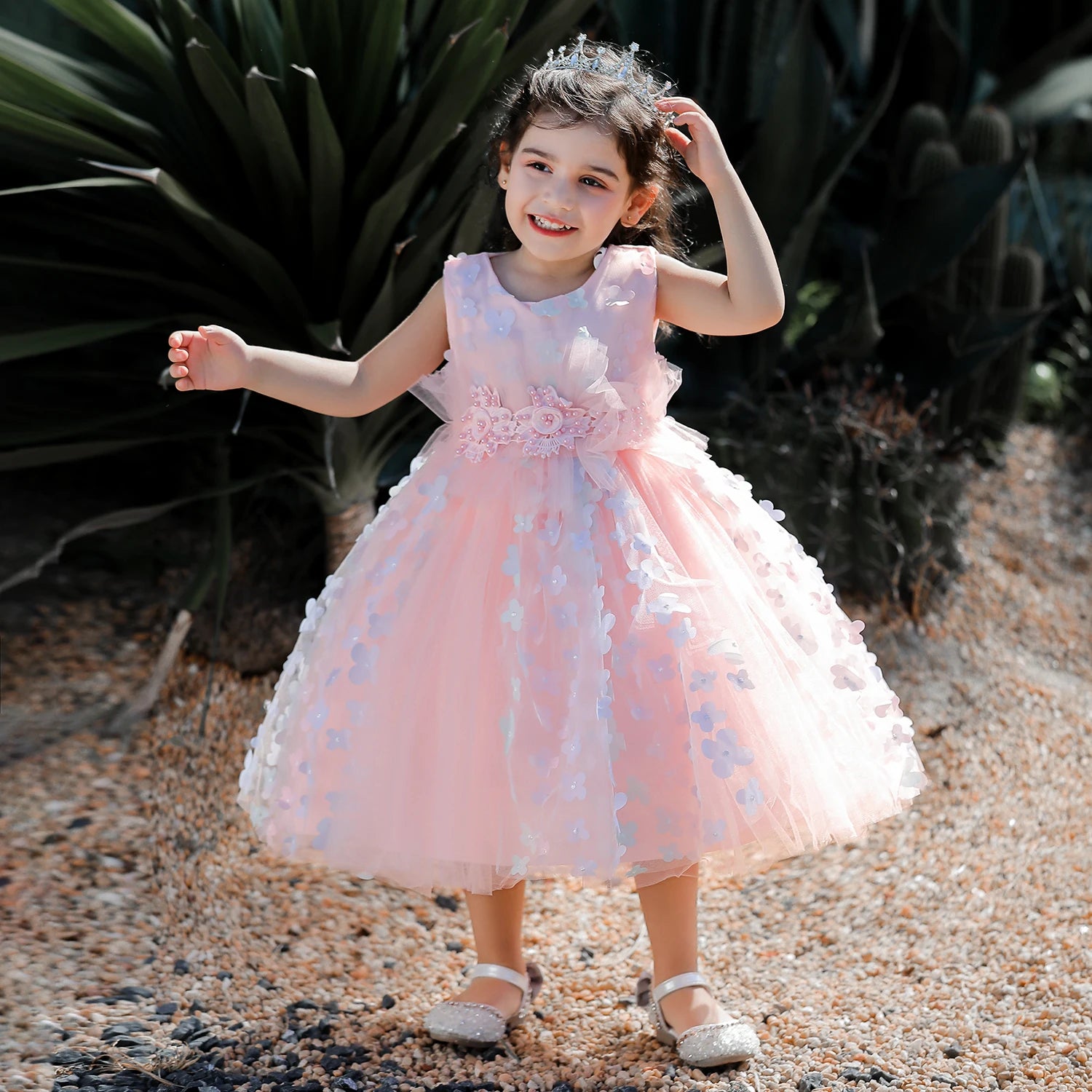 Mia-  Lace Princess Dress