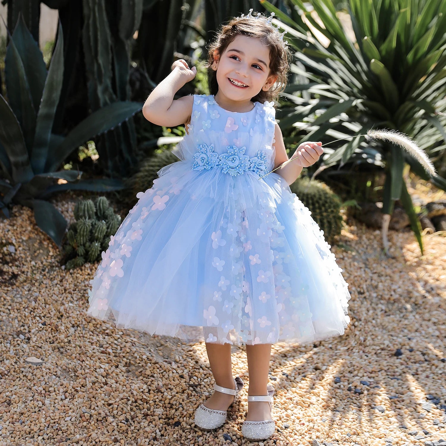 Mia-  Lace Princess Dress