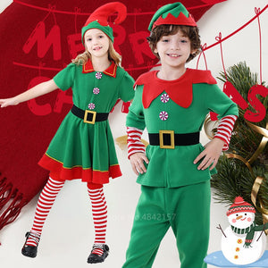 Christmas Pajamas Family Couple Matching Clothes Elf  - Cute As A Button Boutique