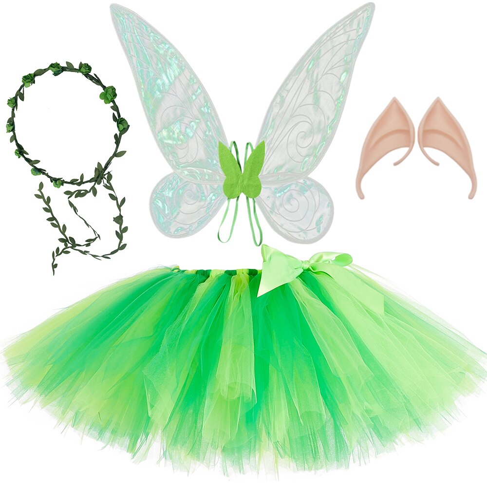 Pixie Fairy Tutu Skirt Wings Ears - Cute As A Button Boutique