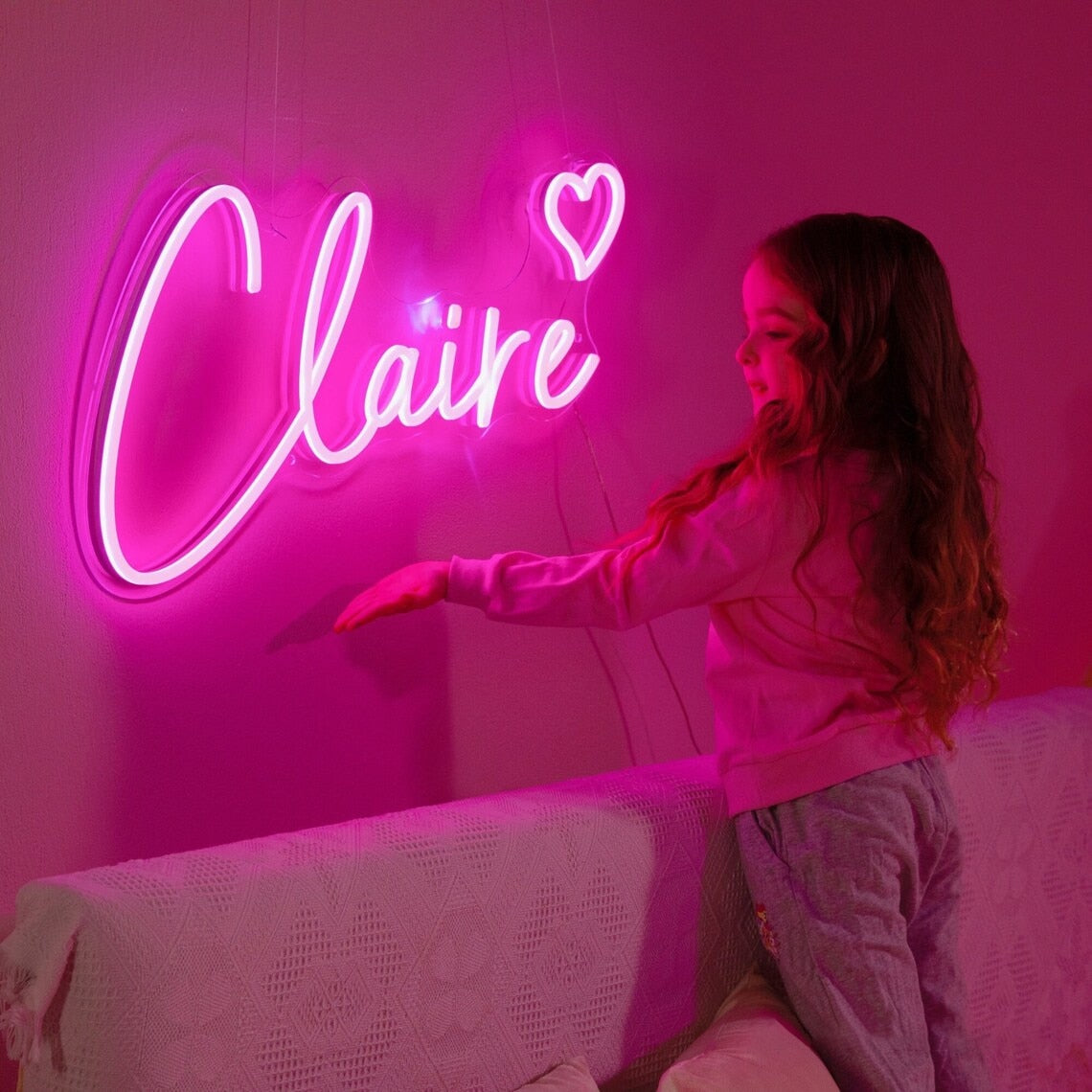 Custom Neon Sign Name - Cute As A Button Boutique