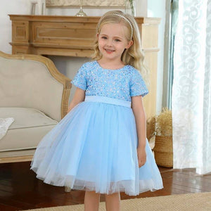 Chloe Dress - Blue - Cute As A Button Boutique