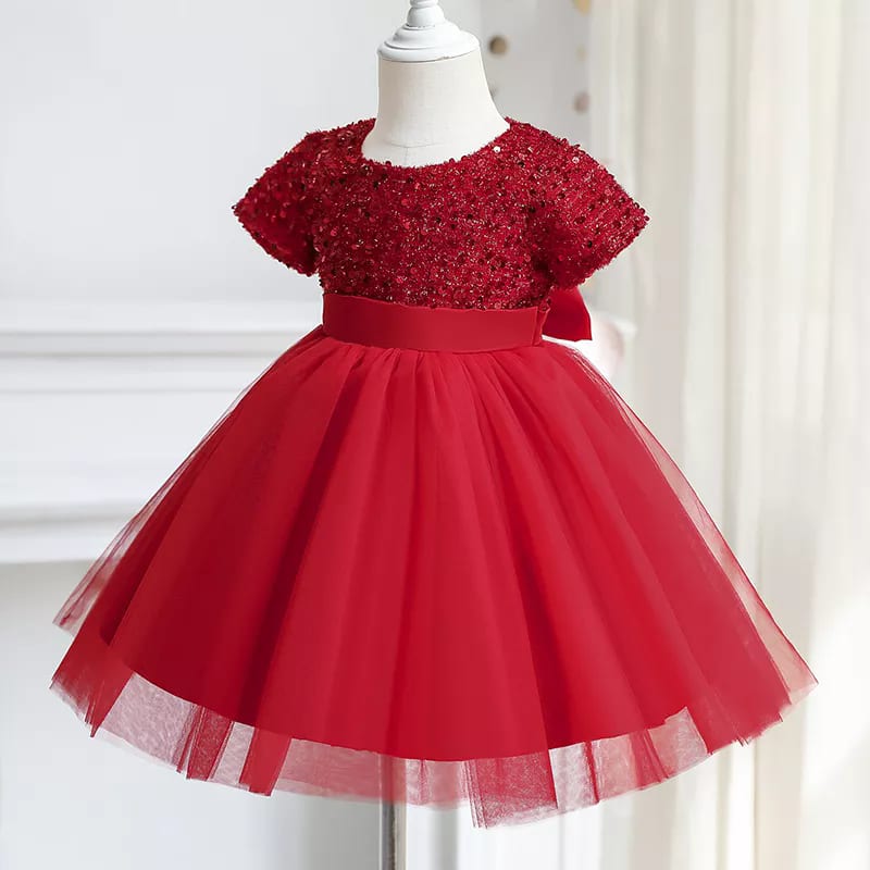 Chloe Dress - Red - Cute As A Button Boutique