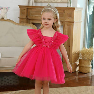 Freya Dress - Fushia - Cute As A Button Boutique