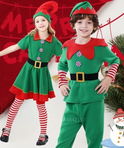 Christmas Pajamas Family Couple Matching Clothes Elf  - Cute As A Button Boutique