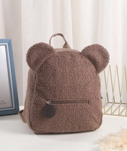 Cute Bear Pattern Backpack Plush - Cute As A Button Boutique