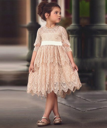 Autumn Half-sleeve Dress - Cute As A Button Boutique