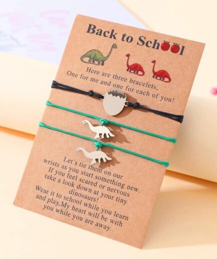 Back to School Season Bracelets Stainless Steel pendant