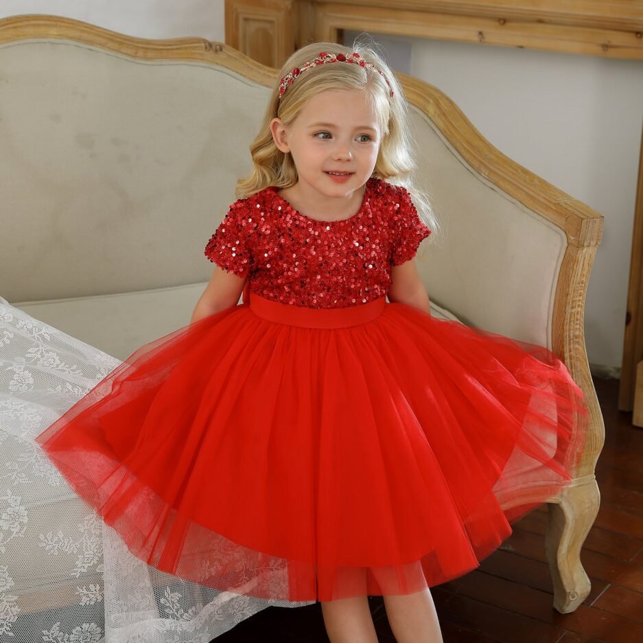 Chloe Dress - Red - Cute As A Button Boutique